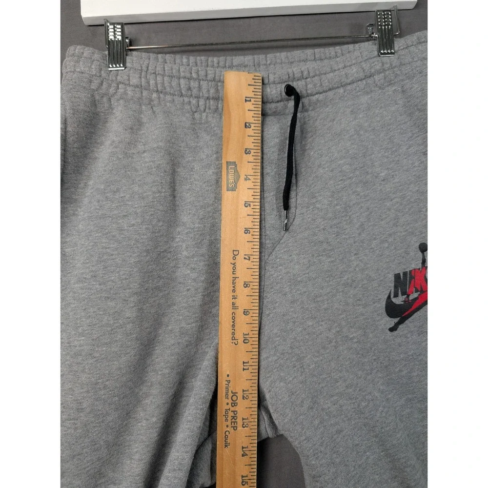Nike Jordan Mens Jumpman Classics Fleece Joggers Gray BV6008-091 Size S